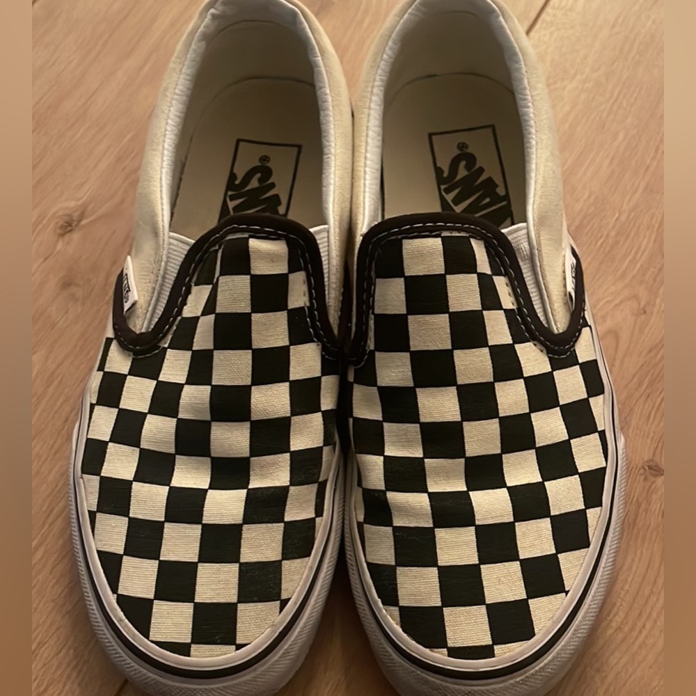 Checkerboard Vans - Picture 1 of 4